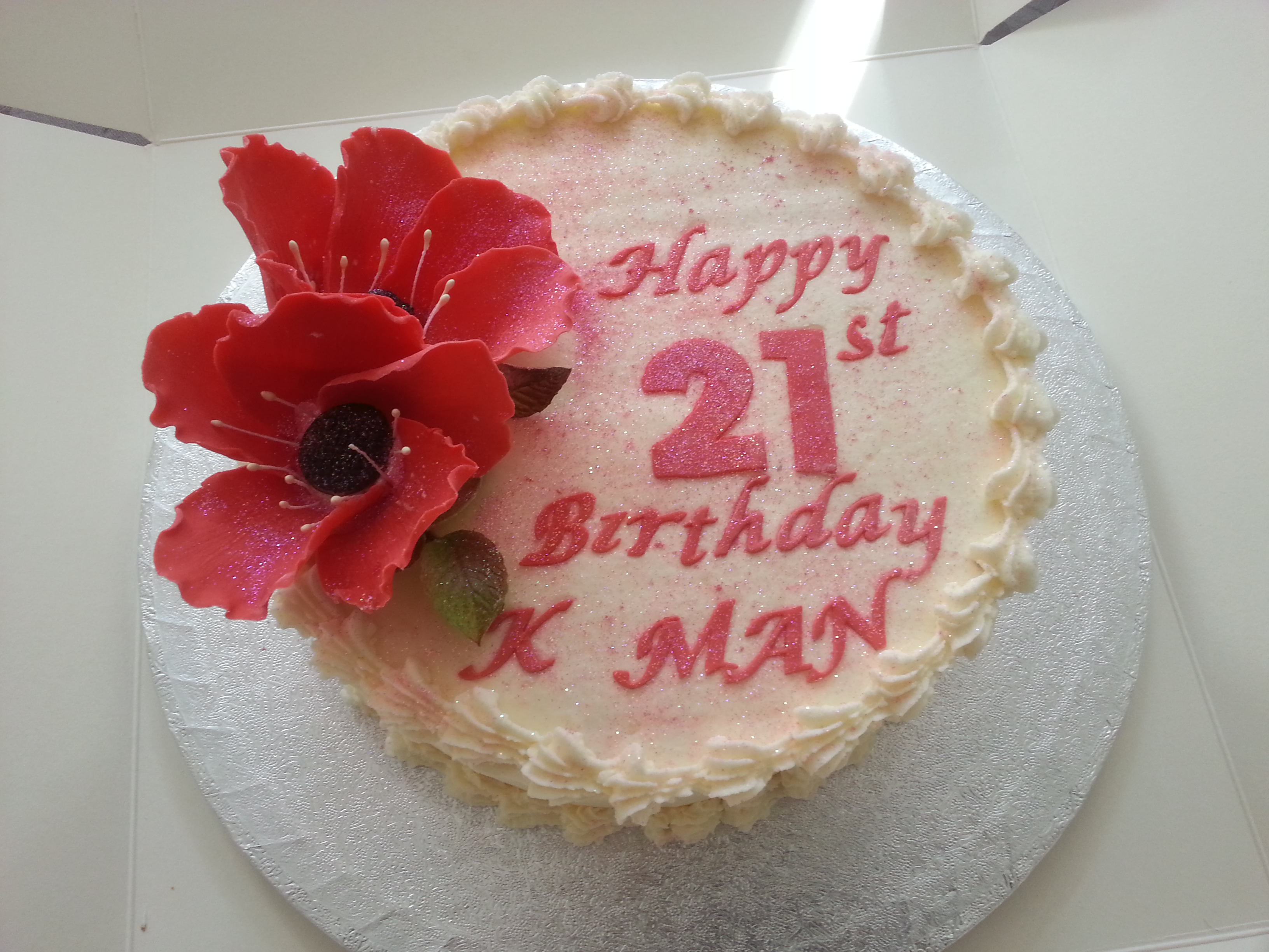 21st Birthday Cake